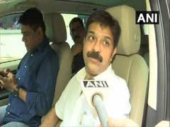 
      
      Mumbai: BJP MLC seen outside Sofitel Hotel, says 'busy with...
      
      