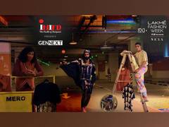 
      
      'INIFD presents GenNext' show at the Lakme Fashion Week
      
      