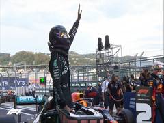
      
      Lewis Hamilton takes pole in dramatic Russian Grand Prix...
      
      