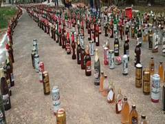 
      
      Andhra Pradesh police destroys illegal liquor bottles seized...
      
      