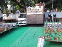 
      
      Andhra Police seizes illegal liquor worth over Rs 13 lakhs,...
      
      