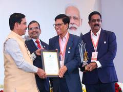 
      
      Pralhad Joshi  hands over 52 mineral blocks to various states
      
      