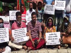 
      
      BJP protest against West Bengal govt over molestation...
      
      