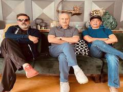 
      
      Anupam Kher treats fans to picture with Boman Irani, Danny...
      
      