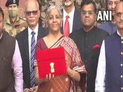 
      
      Nirmala Sitharaman dons rusty brown saree for her fourth...
      
      