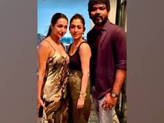 
      
      Malaika Arora meets newlyweds Nayanthara, Vignesh Shivan
      
      