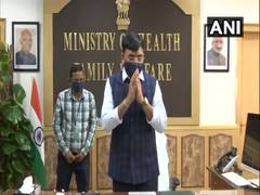 
      
      Mansukh Mandaviya takes charge of Health Ministry
      
      