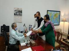 
      
      RJD MP Manoj Jha files nomination for Rajya Sabha Deputy...
      
      