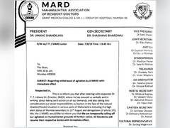 
      
      MARD calls off strike opposing NMC Bill on 'humanitarian grounds' 
      
      
