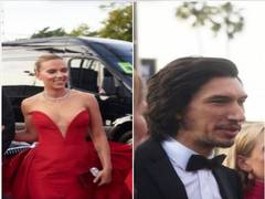 
      
      Scarlett Johansson, Adam Driver arrive effortlessly in style...
      
      