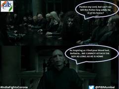 
      
      Harry Potter helps govt underline importance of staying home...
      
      