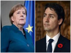 
      
      Trudeau, Merkel discuss situation on Russian border,...
      
      