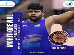 
      
      CWG 2022: PM Modi congratulates Mohit Grewal for winning bronze
      
      