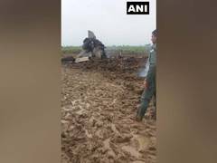 
      
      MiG-21 trainer crash: Rajnath Singh inquires about pilots...
      
      