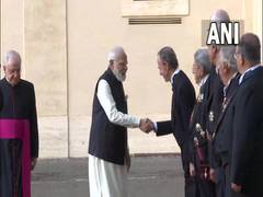 
      
      PM Modi arrives in Vatican City to meet Pope Francis ahead of...
      
      