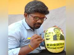 
      
      Tamil Nadu-based artist carves images of Modi, Xi on watermelon
      
      