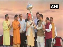 
      
      Delhi: PM Modi attends Dussehra celebrations
      
      