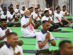 
      
      Yoga was not just practiced, but celebrated collectively: PM Modi
      
      