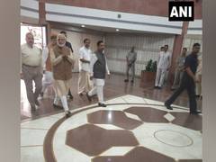 
      
      Narendra Modi, Amit Shah arrive for BJP Parliamentary party...
      
      