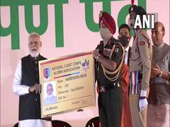 
      
      PM Modi enrolls as 1st member of NCC Alumni Association in Jhansi 
      
      