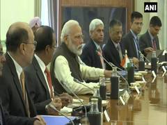 
      
      PM Modi, Portugese President hold delegation-level talks in Delhi
      
      