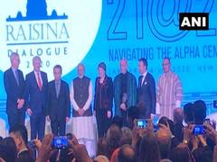 
      
      PM Modi, Jaishankar attend inaugural session of Raisina...
      
      