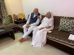 
      
      PM Modi's mother donates Rs 25,000 to PM-CARES Fund
      
      