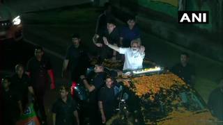 
      
      PM Modi holds mega roadshow in Ranchi
      
      