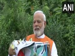 
      
      PM Modi releases butterflies in Gujarat's Kevadia on his birthday
      
      