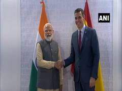
      
      Rome: PM Modi meets Spanish Prime Minister Pedro Sanchez
      
      