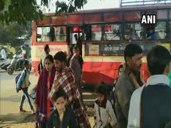 
      
      COVID-19 norms flouted in UPSRTC buses
      
      