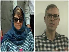 
      
      Article 370 scrapped: Mehbooba Mufti, Omar Abdullah placed...
      
      