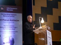 
      
      Please carry on with others: Pranab Mukherjee's advice to PM Modi
      
      