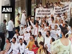 
      
      Mansukh Hiren death case: Maharashtra BJP MLAs stage...
      
      