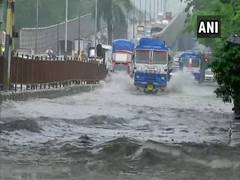 
      
      Waterlogging in parts of Mumbai due to heavy rainfall
      
      