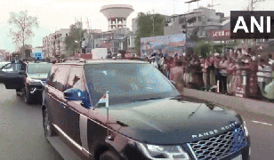 
      
      PM Modi, UAE President Al Nahyan hold roadshow in Ahmedabad
      
      