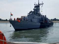 
      
      Indian Navy Ship Pralaya reaches Abu Dhabi to participate in...
      
      