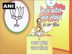 
      
      Scindia took bold decision by leaving Congress, says Nadda 
      
      