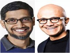 
      
      Microsoft Chairman Satya Nadella, Alphabet CEO Sundar Pichai...
      
      
