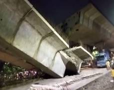 
      
      Maharashtra: Portion of under-construction bridge collapses...
      
      