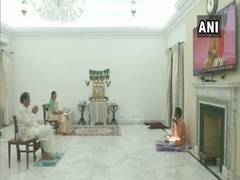 
      
      VP Naidu watches live telecast of 'Bhoomi Pujan' of Ram...
      
      