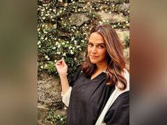 
      
      Neha Dhupia attempts 'fine balance' while doing yoga with kids
      
      