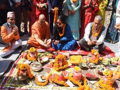 
      
      Reconstruction work of dharmashala at Budhanilkantha begins...
      
      