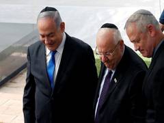 
      
      Israeli PM Netanyahu calls on opposition leader Gantz to form...
      
      