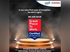 
      
      EdTech Brand Infinity Learn by Sri Chaitanya is Certified 
      
      