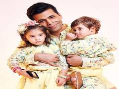 
      
      Karan Johar celebrates Diwali with his munchkins
      
      