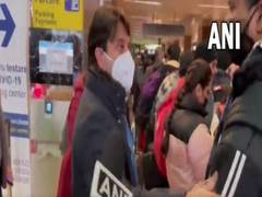 
      
      Russia-Ukraine crisis: Scindia interacts with Indian students...
      
      