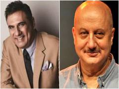 
      
      Boman Irani turns photographer for Anupam Kher on sets of...
      
      