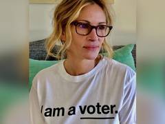 
      
      Julia Roberts marks 53rd birthday by asking fans to 'vote'
      
      