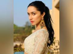 
      
      Shraddha Kapoor looks alluring in white lehenga 
      
      